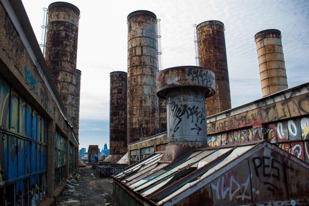 "Unearthing Forgotten History: Exploring the Haunting Beauty of a Dilapidated Power Plant"
