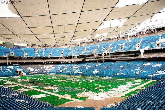 "From Glory to Ghosts: Exploring the Haunting Beauty of Abandoned Sports Stadiums"